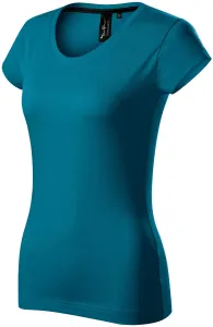 Ekskluzywna koszulka damska, petrol blue #106157