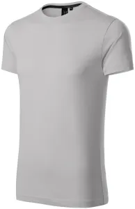 Ekskluzywna koszulka męska, srebrnoszary #106127