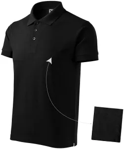 Elegancka męska koszulka polo, czarny #103319