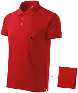 Elegancka męska koszulka polo, czerwony #103331