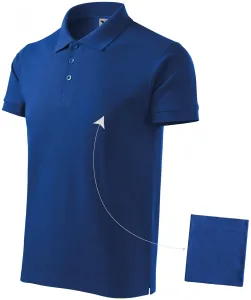 Elegancka męska koszulka polo, królewski niebieski