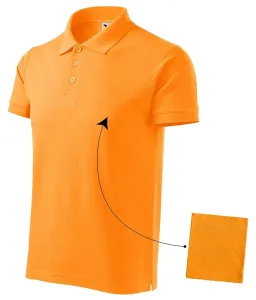 Elegancka męska koszulka polo, mandarynka #103394