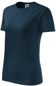Klasyczna koszulka damska, ciemny niebieski #313306