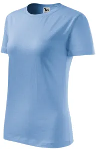 Klasyczna koszulka damska, niebieskie niebo #313300