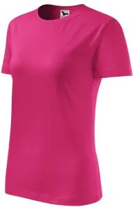 Klasyczna koszulka damska, purpurowy #100123