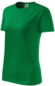 Klasyczna koszulka damska, zielona trawa #100113