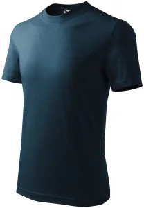 Klasyczna koszulka dziecięca, ciemny niebieski #314713