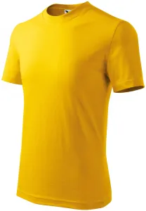 Klasyczna koszulka dziecięca, żółty #101258