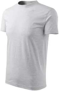 Klasyczna koszulka, jasnoszary marmur