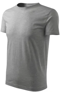 Klasyczna koszulka męska, ciemnoszary marmur #314908
