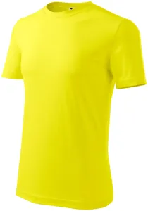 Klasyczna koszulka męska, cytrynowo żółty #315005