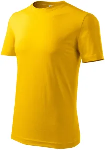 Klasyczna koszulka męska, żółty #101421