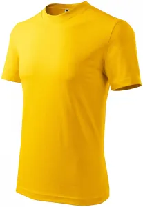 Klasyczna koszulka, żółty #102046