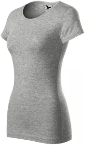 Koszulka damska slim-fit, ciemnoszary marmur #313993