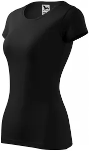 Koszulka damska slim-fit, czarny #313974