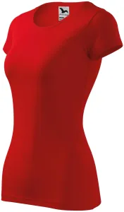 Koszulka damska slim-fit, czerwony