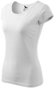 Koszulka damska z bardzo krótkimi rękawami, biały