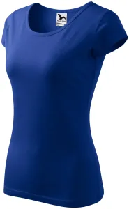 Koszulka damska z bardzo krótkimi rękawami, królewski niebieski #101360