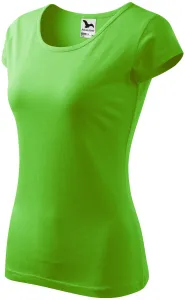 Koszulka damska z bardzo krótkimi rękawami, zielone jabłko #101281