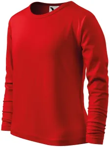 Koszulka dziecięca z długim rękawem, czerwony