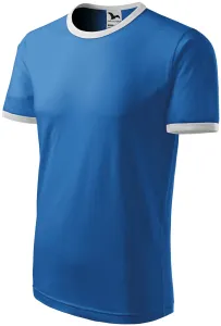 Koszulka kontrastowa unisex, jasny niebieski #102942