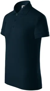 Koszulka polo dla dzieci, ciemny niebieski #104767