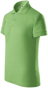 Koszulka polo dla dzieci, zielony groszek #319048