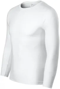 Lekka koszulka z długim rękawem, biały #314637