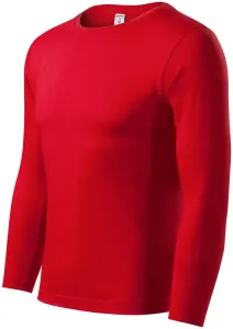 Lekka koszulka z długim rękawem, czerwony #101218