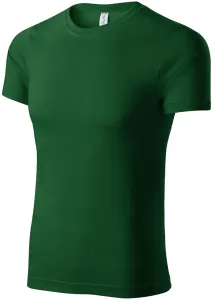 Lekka koszulka z krótkim rękawem, butelkowa zieleń #101098