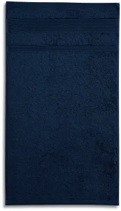 Mały ręcznik z bawełny organicznej, ciemny niebieski #106522