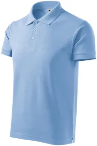 Męska koszulka polo wagi ciężkiej, niebieskie niebo #103114