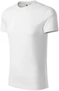 Męska koszulka z bawełny organicznej, biały #106562