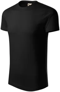 Męska koszulka z bawełny organicznej, czarny #106570