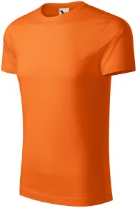 Męska koszulka z bawełny organicznej, pomarańczowy