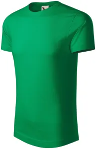 Męska koszulka z bawełny organicznej, zielona trawa