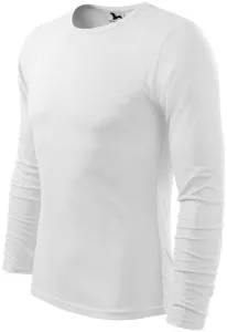 Męska koszulka z długim rękawem, biały #101960
