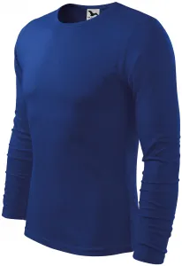 Męska koszulka z długim rękawem, królewski niebieski #101998