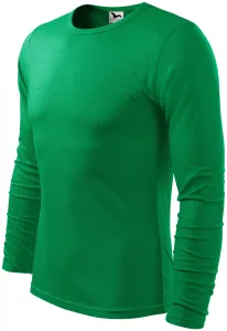 Męska koszulka z długim rękawem, zielona trawa #315774
