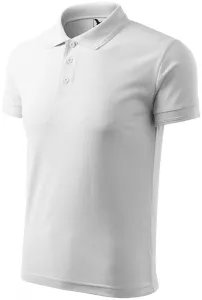 Męska luźna koszulka polo, biały #103151