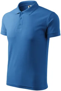 Męska luźna koszulka polo, jasny niebieski #103190