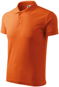 Męska luźna koszulka polo, pomarańczowy #317166
