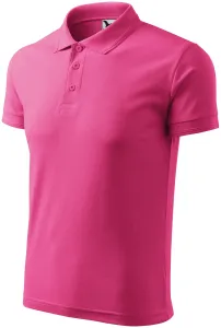 Męska luźna koszulka polo, purpurowy #103204