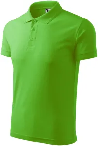 Męska luźna koszulka polo, zielone jabłko #103145