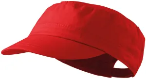 Modna czapka, czerwony