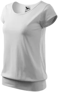 Modna koszulka damska, biały #313757