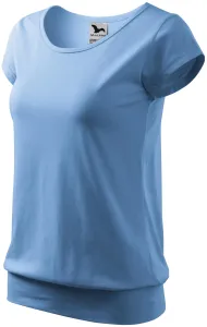 Modna koszulka damska, niebieskie niebo #100551