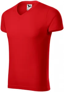 Obcisła koszulka męska, czerwony #104558