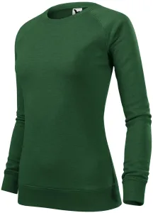 Prosta bluza damska, butelkowy zielony marmur