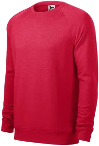 Prosta bluza męska, czerwony marmur #106381